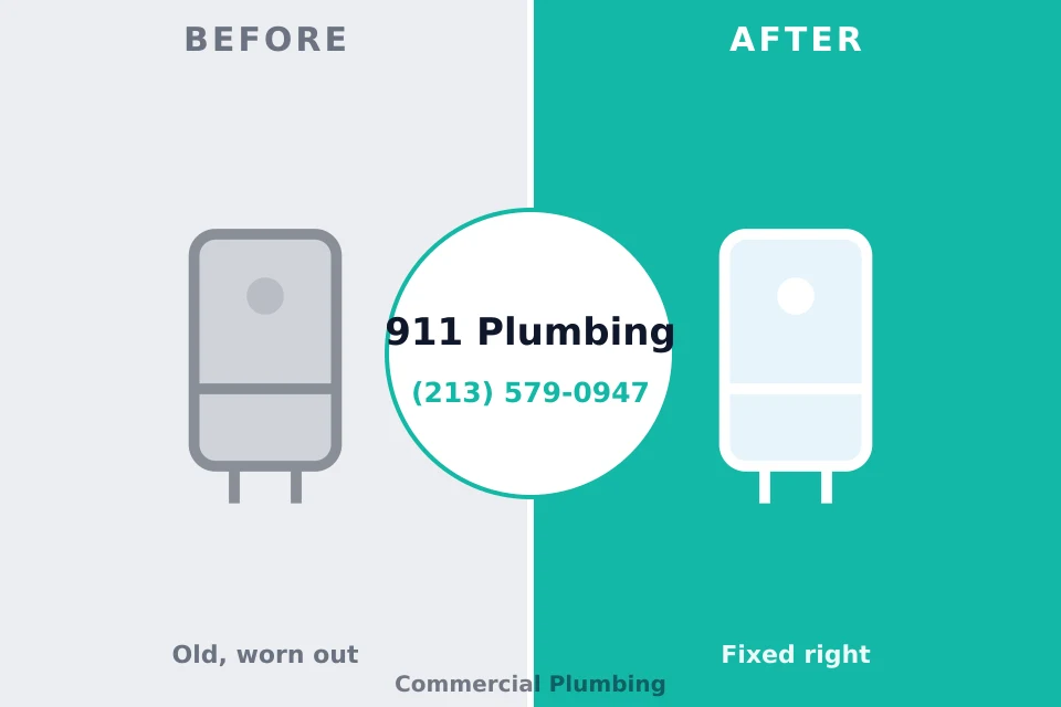 Before and after: plumbing repair Pocono Ranch Lands, PA